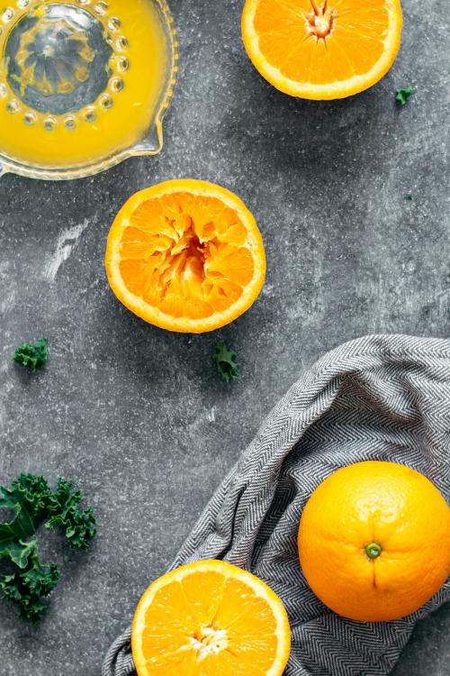 Freshly made orange juice food photography - 1054358