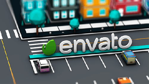 Videohive - LowPoly 3D City