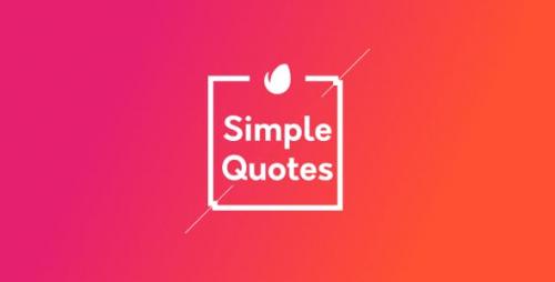 Videohive - Simple Quotes