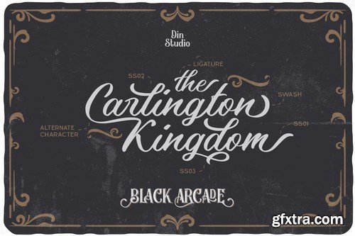 CM - Black Arcade - Font Pack 5154507