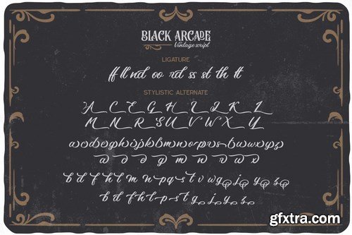 CM - Black Arcade - Font Pack 5154507