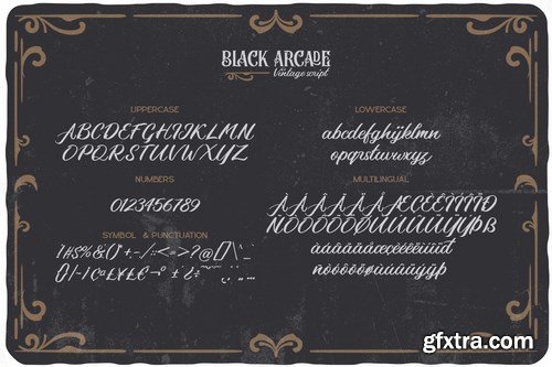 CM - Black Arcade - Font Pack 5154507