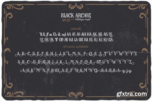 CM - Black Arcade - Font Pack 5154507