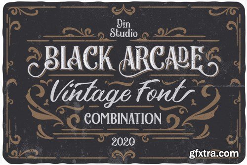 CM - Black Arcade - Font Pack 5154507