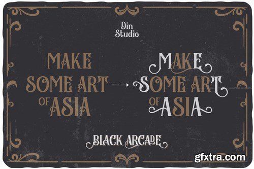 CM - Black Arcade - Font Pack 5154507