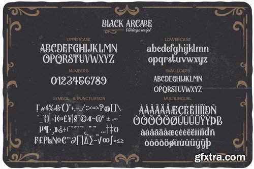 CM - Black Arcade - Font Pack 5154507