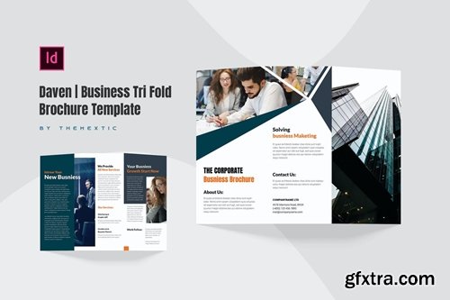 Daven | Business Tri-Fold Brochure Template