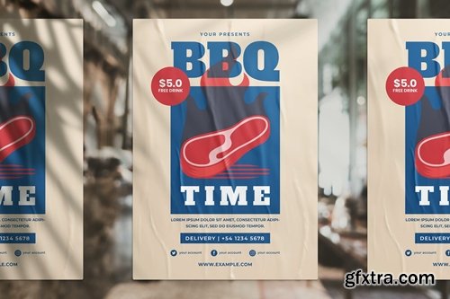 BBQ Promotion Flyer