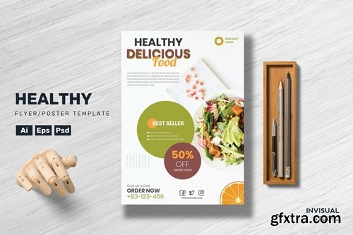 Healthy Food - Flyer Template