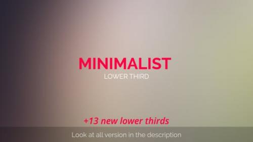 Videohive - MInimalist Lower Third