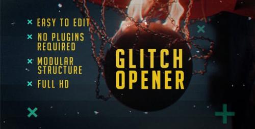 Videohive - Glitch Opener