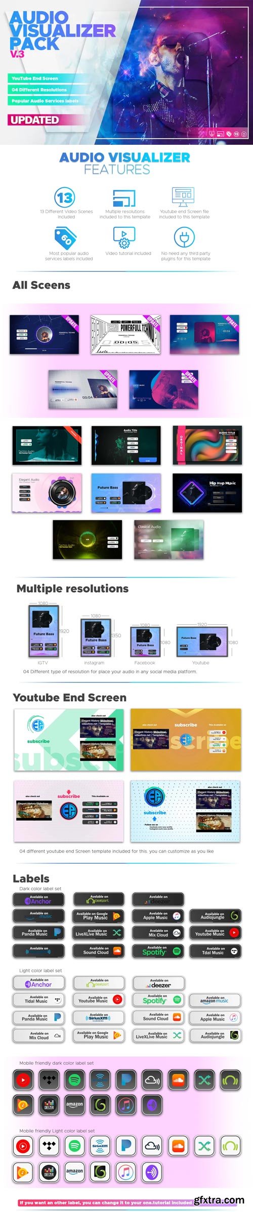 Videohive - Audio visualizer pack V3 - 24622655