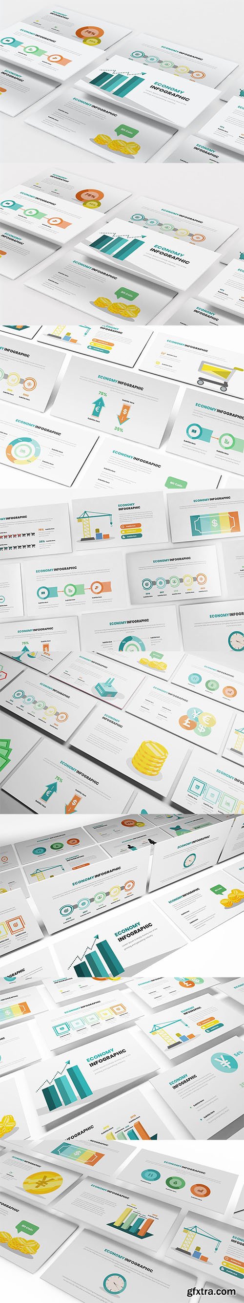 Economy Infographic Powerpoint, Keynote and Google Slides Templates
