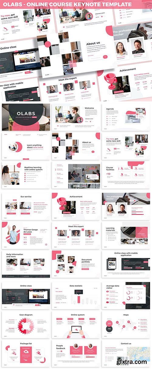 Olabs - Online Course Keynote Template