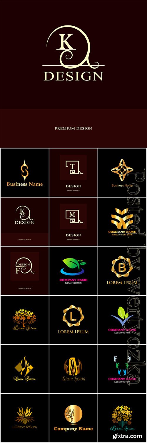 Logos collection in vector, business name for company # 5