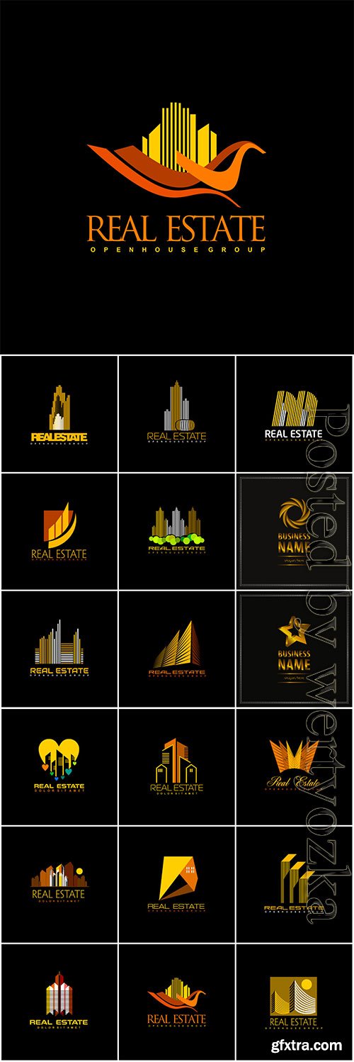 Logos collection in vector, business name for company # 8