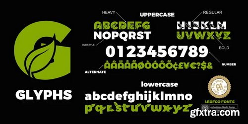 Leafco Font Family