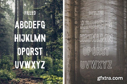 Wonderful Wilderness Font Duo