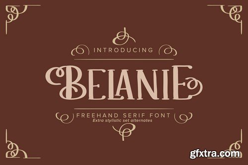 Belanie Freehand Serif Font