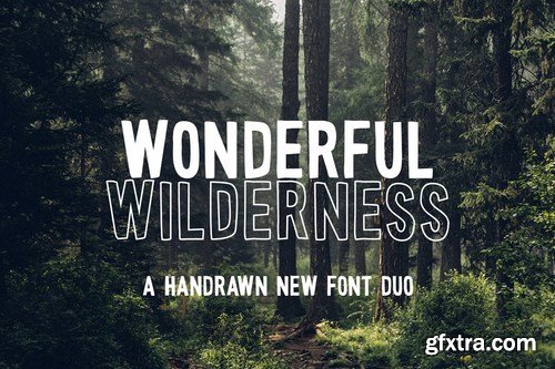 Wonderful Wilderness Font Duo