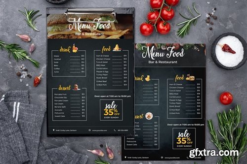 Restaurant/ Fast Food - Menu Template