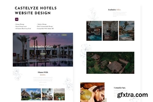 Castelyze - Hotel Website Design Template