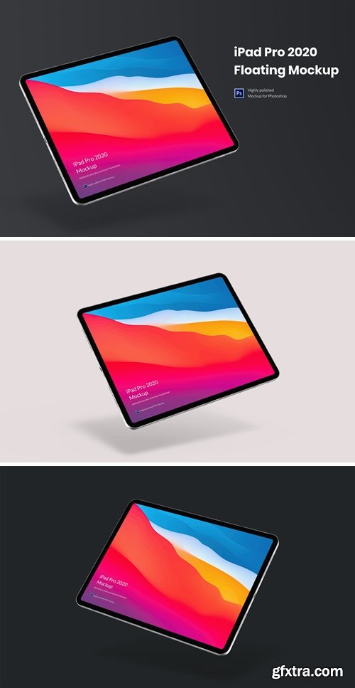 Flying iPad Pro Mockup 3.0