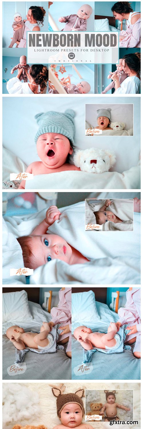 6 Newborn Mood Lightroom Presets 4631120