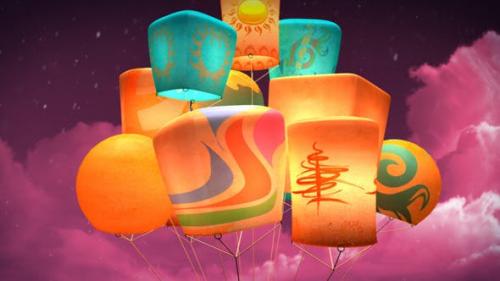 Videohive - Fantasy Lanterns Logo