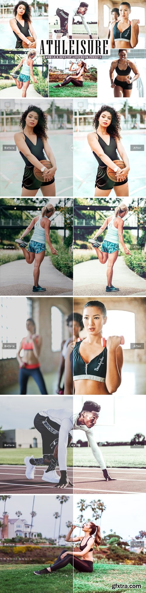 Athleisure Mobile & Desktop Lightroom Presets