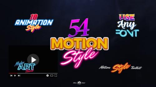 Videohive - Motion Styles Toolkit | Text Effects & Animations