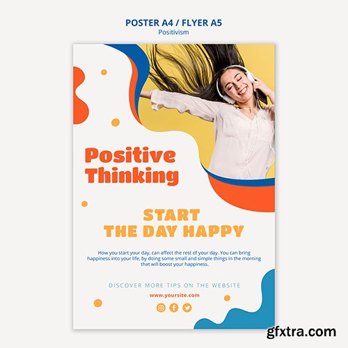 Positive Thinking Poster Style