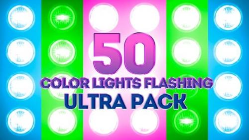 Videohive - Color Lights Flashing Ultra Pack