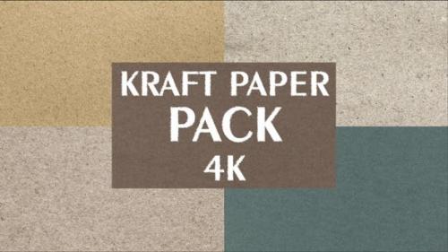 Videohive - 4k Kraft Paper Pack