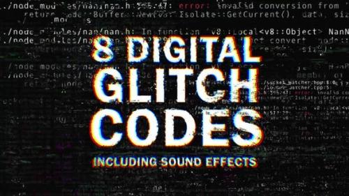 Videohive - 8 Digital Glitch Codes