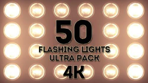 Videohive - Lights Flashing Ultra Pack 4K