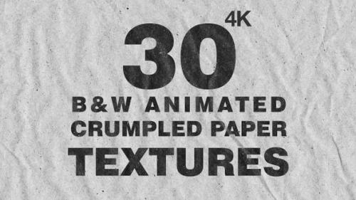Videohive - Crumpled Paper Pack 4K