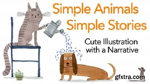 Simple Animals with Simple Stories - Cute Illustration with a Narrative