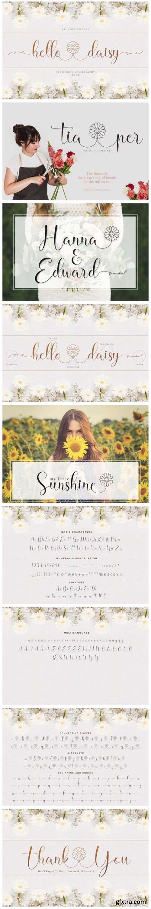 Hello Daisy Font