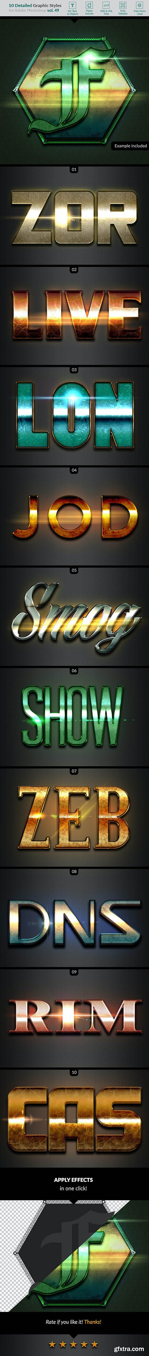 GraphicRiver - 10 Text Effects Vol. 49 26466672