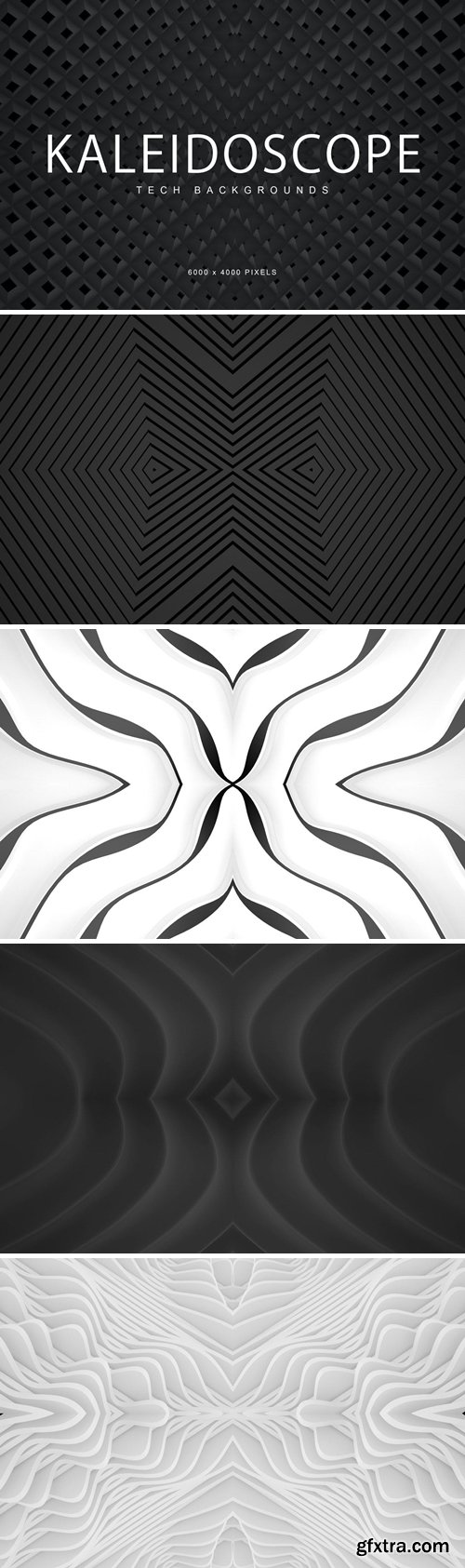 Tech Kaleidoscope Backgrounds 1