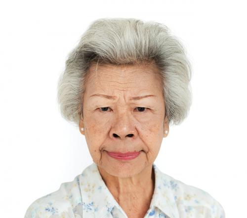 Woman Serious Studio Portrait Concept - 6727