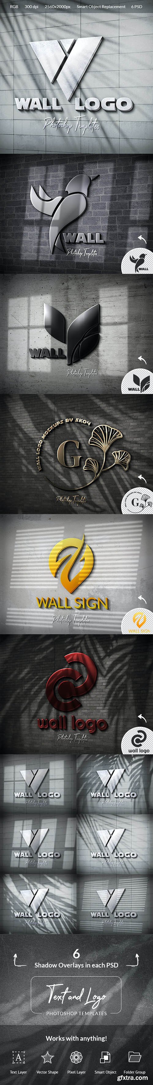 GraphicRiver - Wall Logo Sign Mockups 26496979