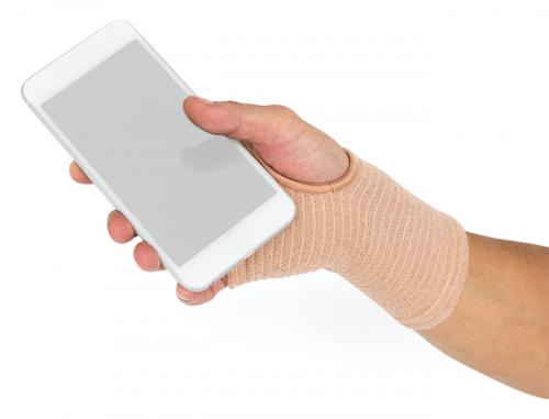 Man Hand Holding Smart Phone - 5938