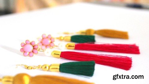 Learn How to Make Silk Thread Tassel Earrings