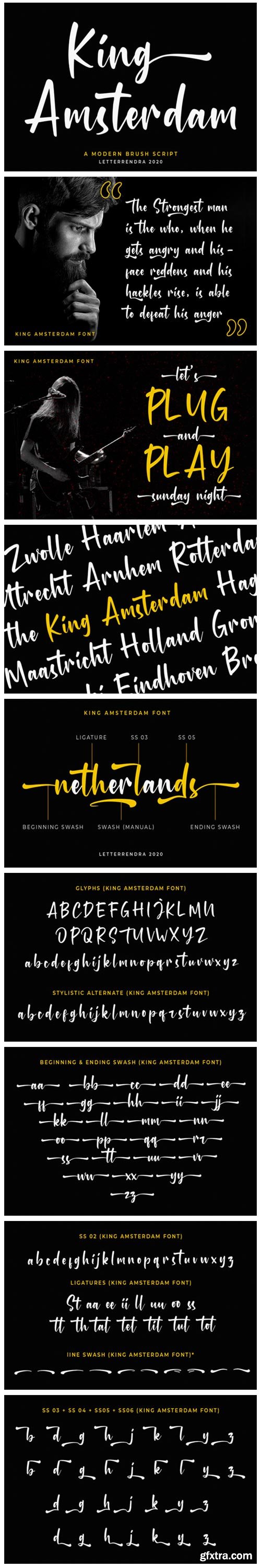 King Amsterdam Font