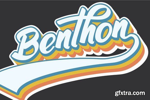 CM - Benthon - Display Script&Handwriting Stunning Display Fonts 5198622