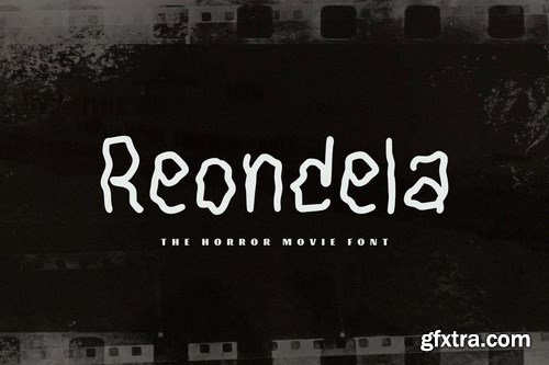 Reondela - The Horror Movie Font