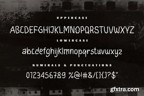 Reondela - The Horror Movie Font