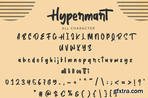 Hypermart Handwritten Display Font